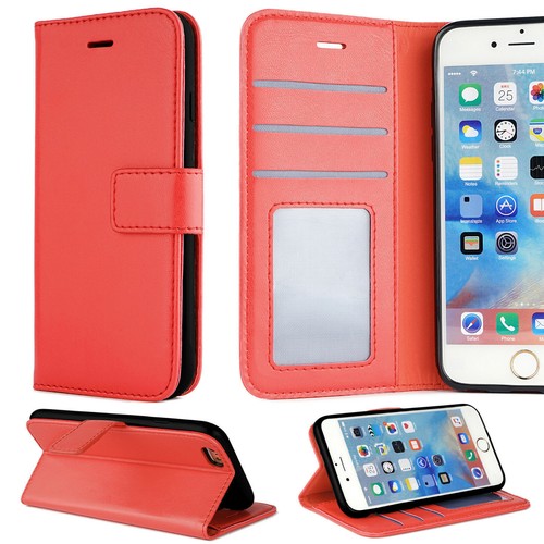 Luxury Magnetic Leather Flip Protective Wallet Book Cover Perfect Fit For Phones - Picture 20 of 36