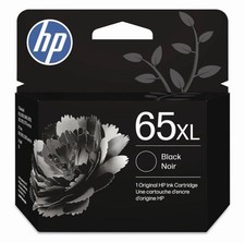 Original Genuine HP 65XL Black Printer Ink Cartridge - New In Box OEM 12/2027