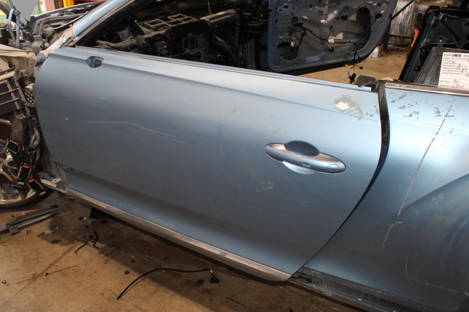 Bentley Continental GT 2019-2024 Front Left Door shell Blue