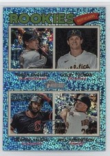 2026 Topps Heritage Chrome Light Blue Sparkle Refractor George Valera #379 13cy