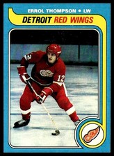 1979-80 Topps Hockey Card Errol Thompson Detroit Red Wings #106 NM