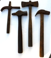 vintage antique mixed lot 4 wood handled machinery woodworking hardware tools