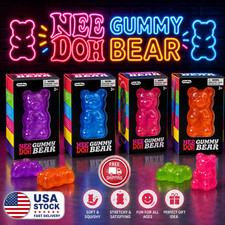 NeeDoh Gummy Bear Squishy Squeeze Sensory Fidget Toy Stress Relief