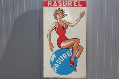 Pin-up RASUREL Werbeschild Badeanzug (49622)