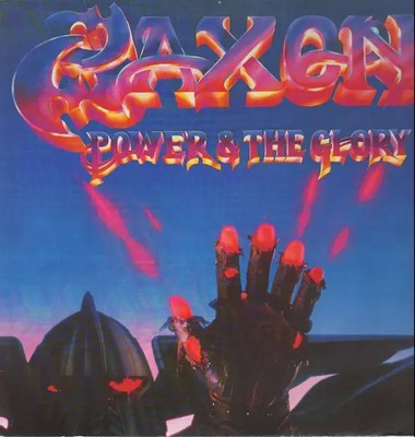 Saxon Power & The Glory NEAR MINT Carrere Vinyl LP
