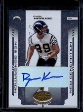 2004 Leaf Certified Materials Ryan Krause Rookie RC Auto #/1000 Chargers