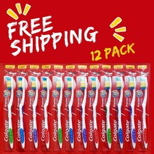 Colgate Toothbrushes Premier Extra Clean  12 Toothbrushes Medium Hard