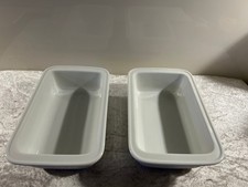 2 Auflaufformen aus Porzellen Jeverland weiss, Serie Friesland