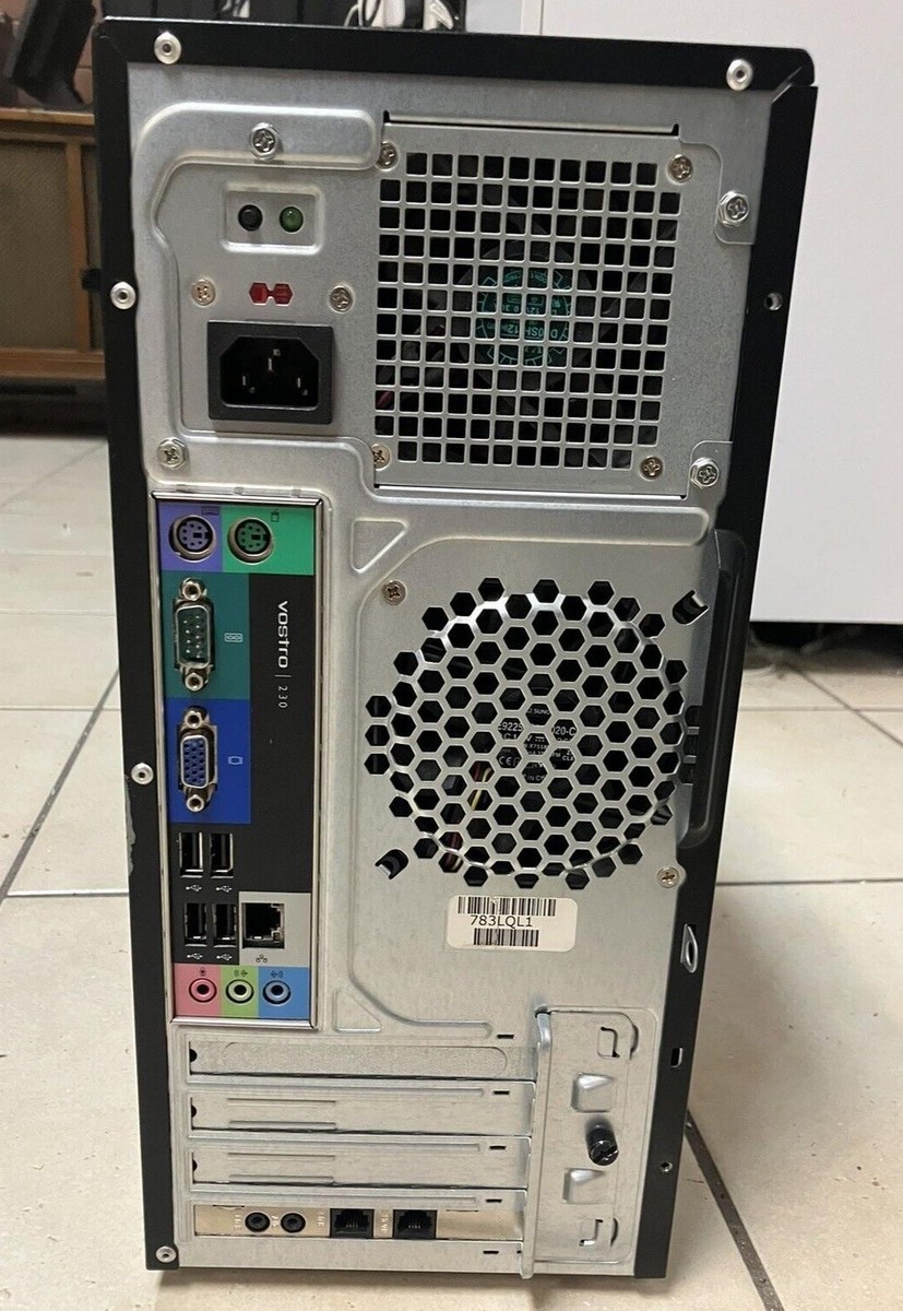 Dell Vostro D07M Desktop Dual-Core E5400 CPU / 4GB RAM / 160GB HDD