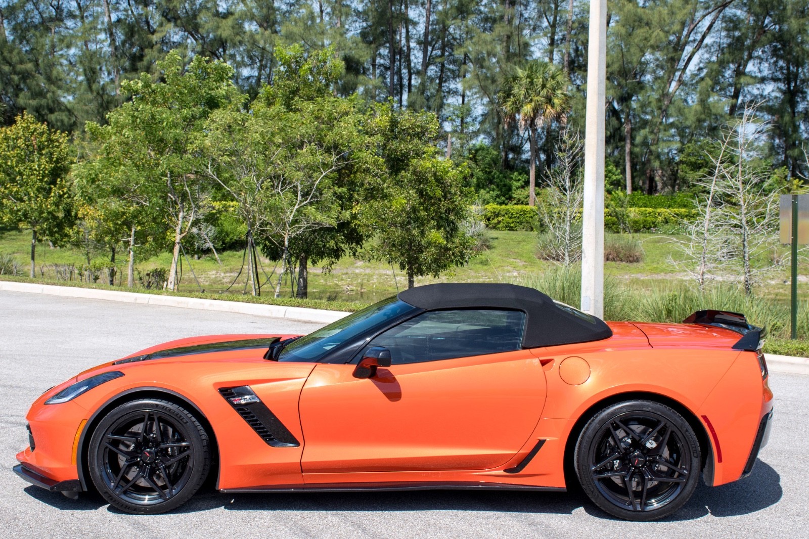 2019 Orange Chevrolet Corvette   | C7 Corvette Photo 3