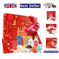 Image of Indulge in Holiday Bliss: 12pc Spa Bath Set & Hand Creams Advent Calendar 2024