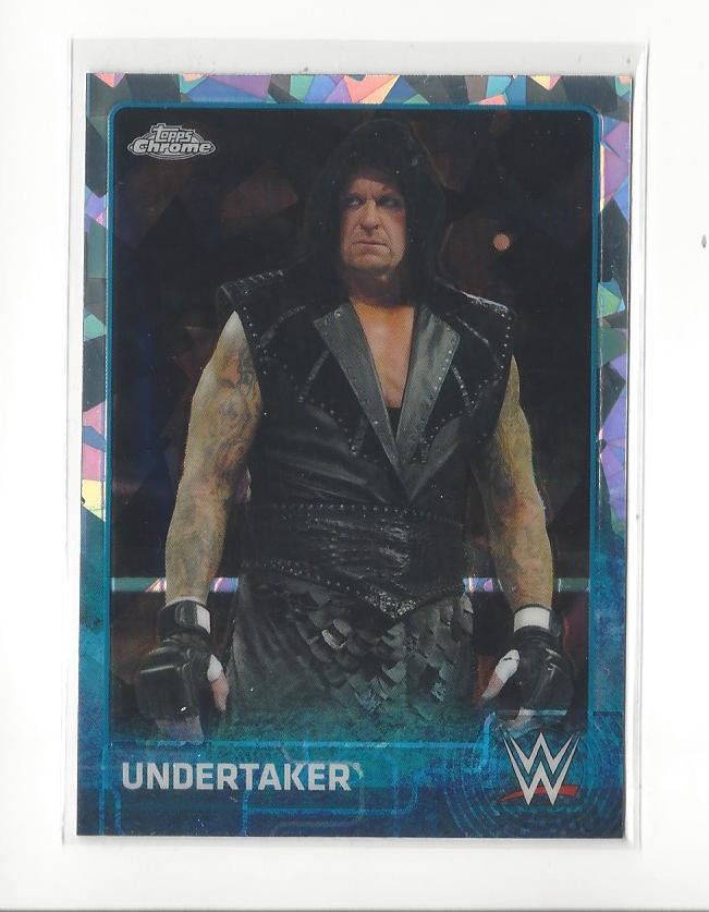 2015 Topps Chrome WWE Atomic Refractor #74 Undertaker