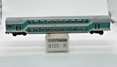 N Scale Fleischmann 8125 Double Decker Car DB Class 2 Original Box