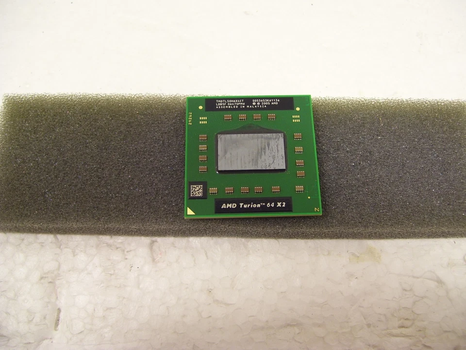 AMD Turion 64 X2 CPU 1.6GHZ 64X2 Microprocessor TL-50 TMDTL50HAX4CT - Image 2 of 4