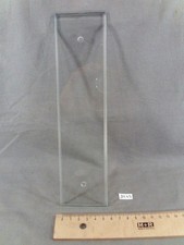 1 plaque de propreté en verre transparent biseauté 24,2 x 6 cm (DL45)
