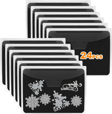 24 Pcs Magnetic Sheets for Die Storage Stamp and Die Storage Pockets Die Cut Sto