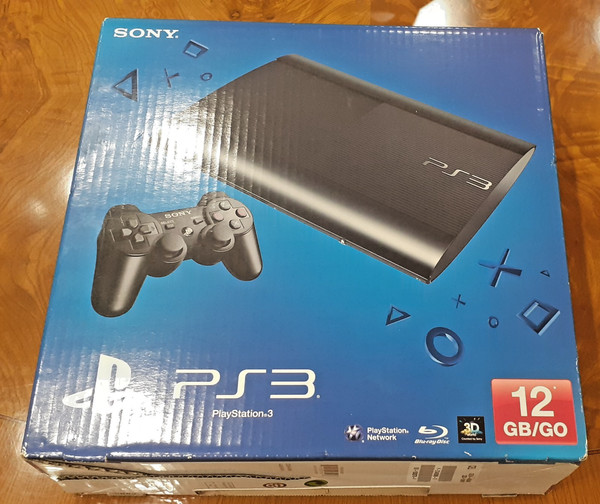 CONSOLA SONY PLAYSTATION 3 SUPER SLIM 12GB GO ESPAÑA PRECINTADA