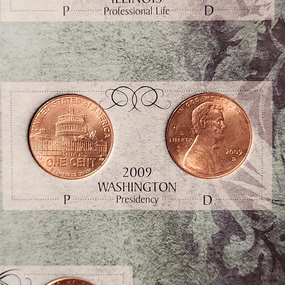 BU Penny Design Collection P & D Mints, Includes 2025 D Lincoln Cent - Z-BU - Image 4 of 4