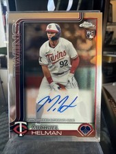 2025 Topps Chrome - Rookie Autographs Michael Helman #RA-MH (AU, RC)
