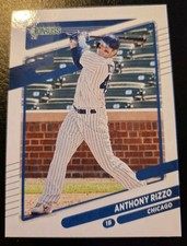 2021 Panini Donruss Baseball Anthony Rizzo #163 Chicago Cubs