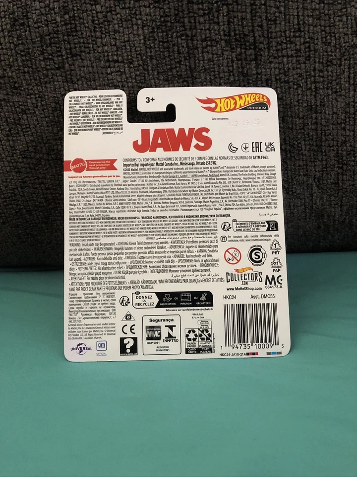 Chevy Blazer 1975 Hot Wheels Jaws Movie Custom Truck Amity Police Dept. 2023 Foto 2 de 4