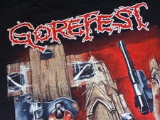 Gorefest Rar Unworn Shirt Death Metal Obituary Entombed God Dethroned Fulci *