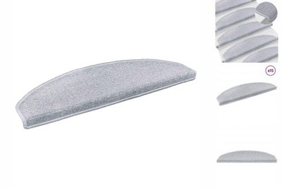 Selbstklebende Treppenschoner Halbkreis 15 Pcs Hellgrau
