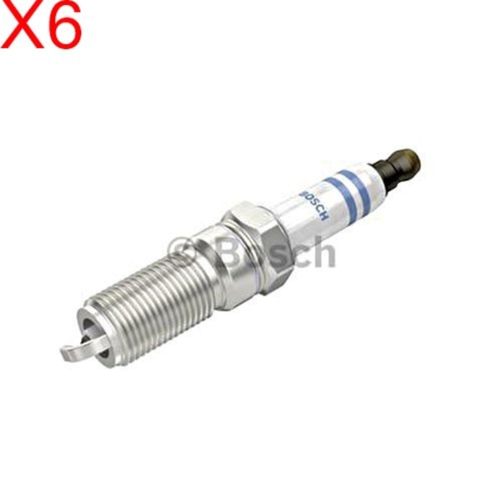 BOSCH Spark Plug x6 Petrol For FORD S-Max Galaxy MAZDA 3 SUZUKI 2.0-3.2L 2002-