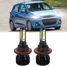 2x H13 Led Headlight Bulbs 8000lm 6000k White Hi-lo Beam For Chevy Spark 16-2020 2x H13 Led Headlight Bulbs 8000lm 6000k White Hi-lo Beam For Chevy Spark 16-2020