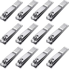12 Pieces Nail Clipper Set Stainl Steel Nail Cutter Finrnails