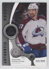 2021 Upper Deck SP Game Used 2005-06 Retro Rookies 910/999 Keaton Middleton 0k85