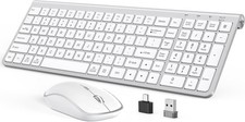 JOYACCESS Wireless Keyboard and Mouse, Ergonomic,Dustproof and Portable Wirel...