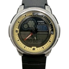 Casio AQF-102W Ana Digi World Time Thermometer Men's Digital Watch 