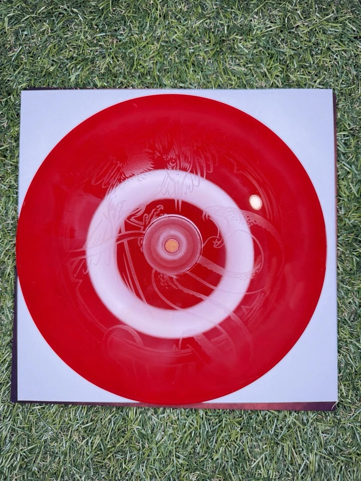 Olivia Rodrigo - Can't Catch Me Now Opaque Maroon 7" Vinyl Etched *UNPLAYED* - Image 2 of 4
