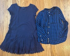 RALPH LAUREN POLO DRESS AND BUTTON DOWN PLEATED SHIRT 5 6x
