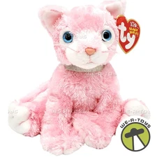 Ty Beanie Babies Carnation the Cat Pink Plush 2002