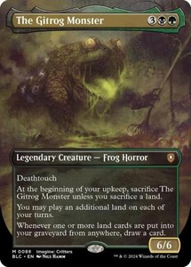 The Gitrog Monster (Borderless) - Bloomburrow Commander #88