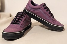 Vans Off The Wall Old Skool Purple Low Top Lace Sneakers US Men s 5 Wm s 6.5