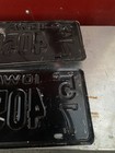 Pair 1963 Iowa License Plates Matching Set 57-40563 — photo 7