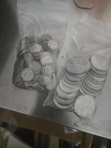 $30 FV 90% Silver Half Dollar And Roosevelt Lot