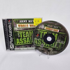 Army Men: World War - Team Assault Sony Playstation 1 PS1 Complete Cib