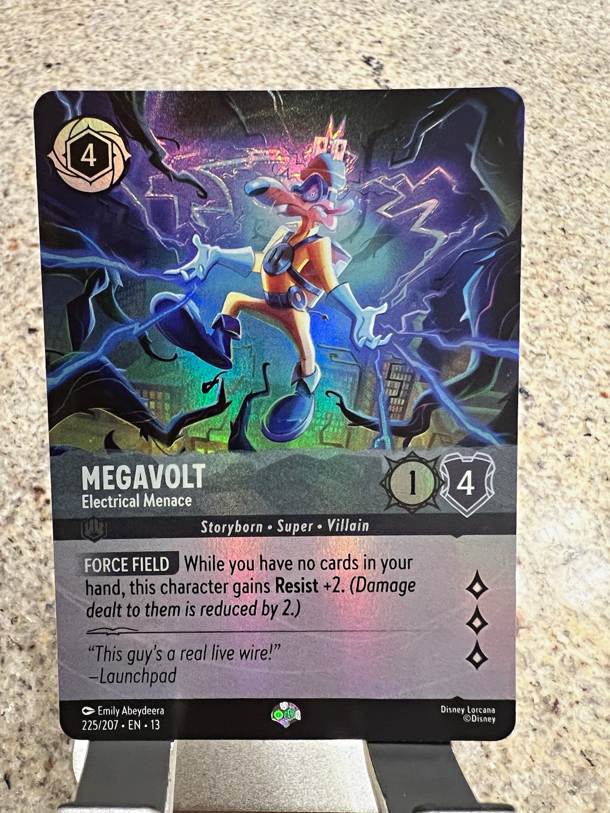 Ravensburger Lorcana Megavolt - Electrical Menace Enchanted Foil 225/207 EN