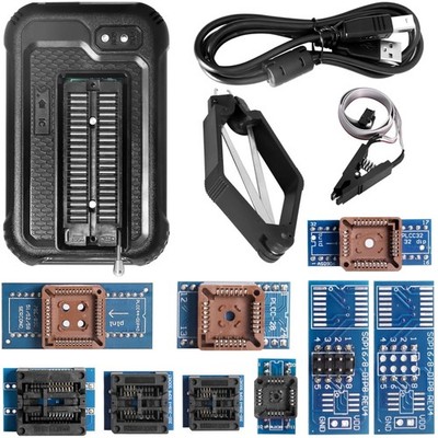 Universal USB Programmer T48 Mini Pro with 10 Adapters, SPI/NOR/NAND Flash, I...
