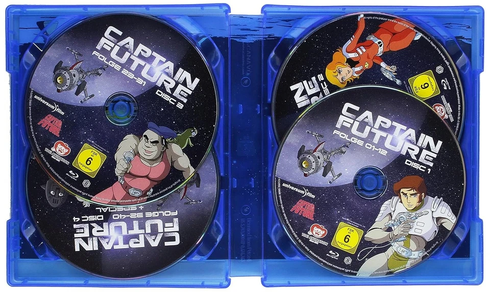 Captain Future - Komplettbox Edition Blu-ray alle Filme Neu & Versiegelt - Bild 3 von 3