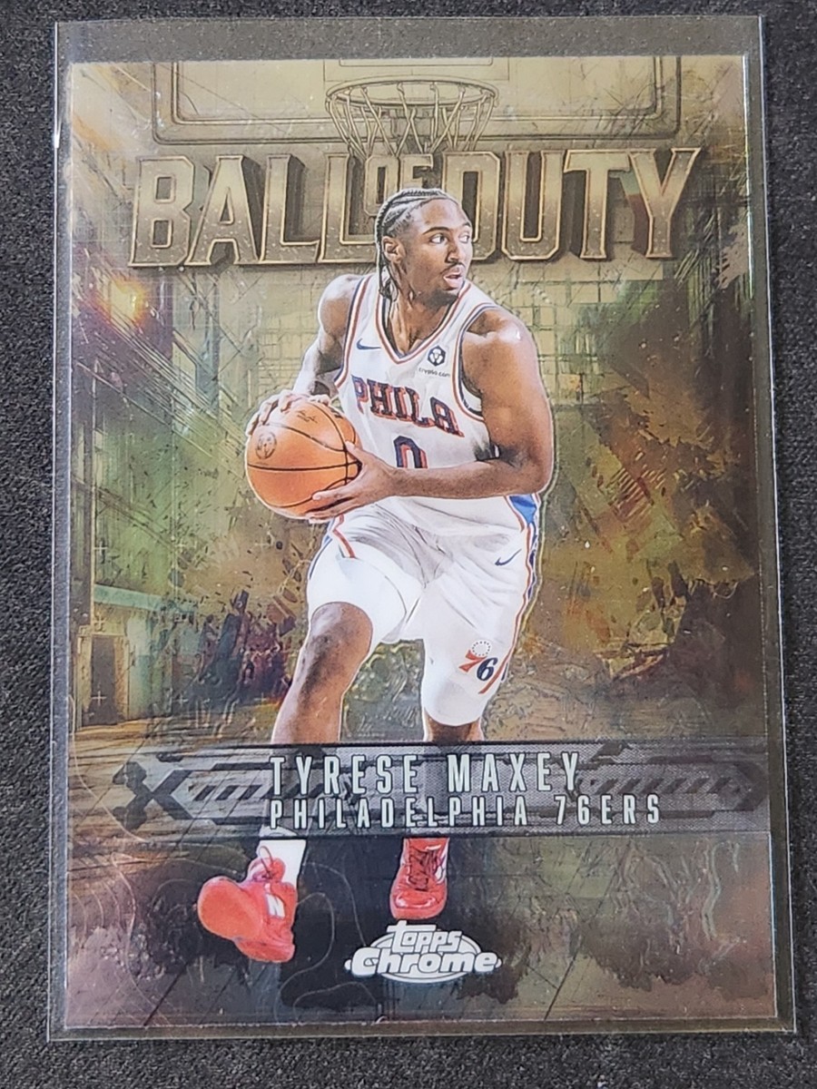 TYRESE MAXEY 2025-26 NBA Topps Chrome BALL of DUTY #BD-10