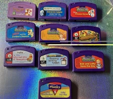 Leapfrog LeapPad Learning Game Cartridges ONLY-Lot of 10-#3