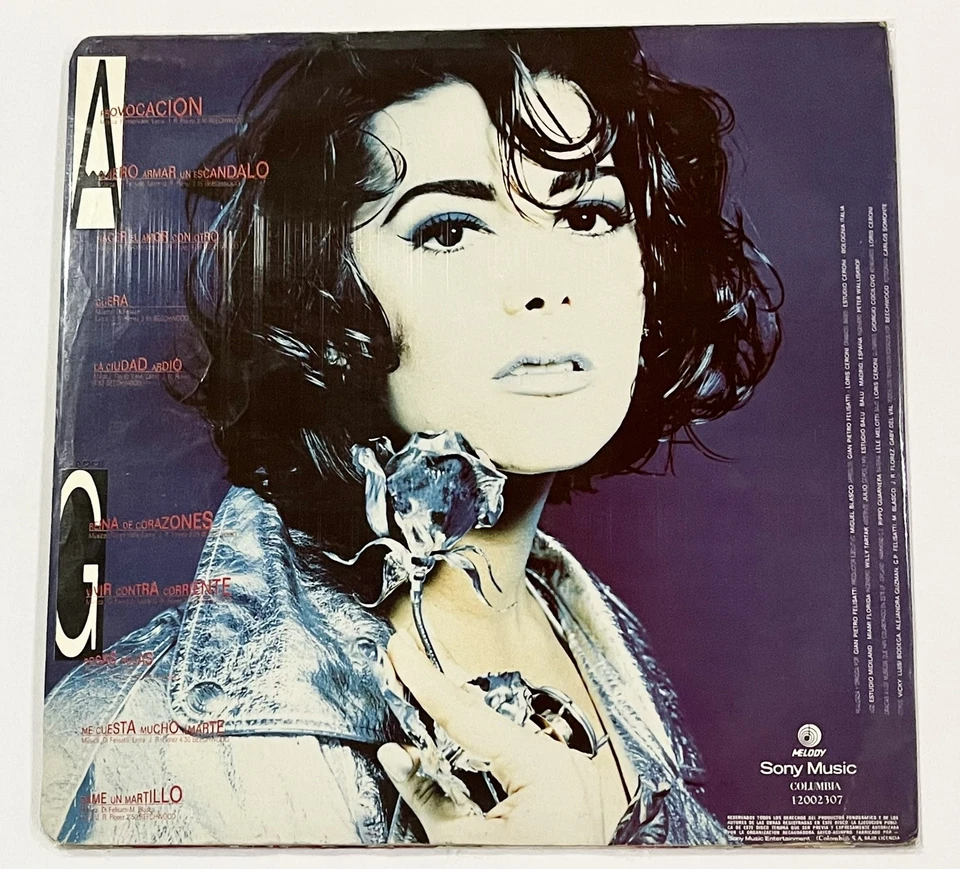 Alejandra Guzmán ‎– Flor De Papel - Colombian Press 1991 - Image 2 of 4