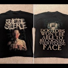 2 Sided - Vintage Suicide Silence Band Classic Style T-Shirt VK07709