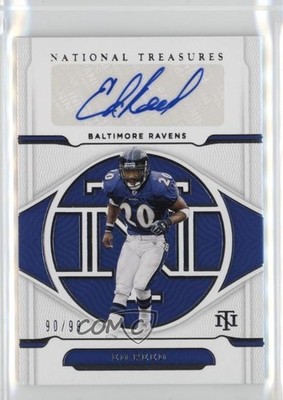 2021 Panini National Treasures Signatures /99 Ed Reed #S-ER Auto HOF 0t9q