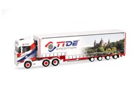 Herpa 319645 | Scania Cs 20 Hd (6X2) Volumen-Sattelzug |Tide Spedition | 1:87